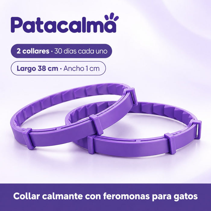 Collar calmante para gatos (paquete de 2)