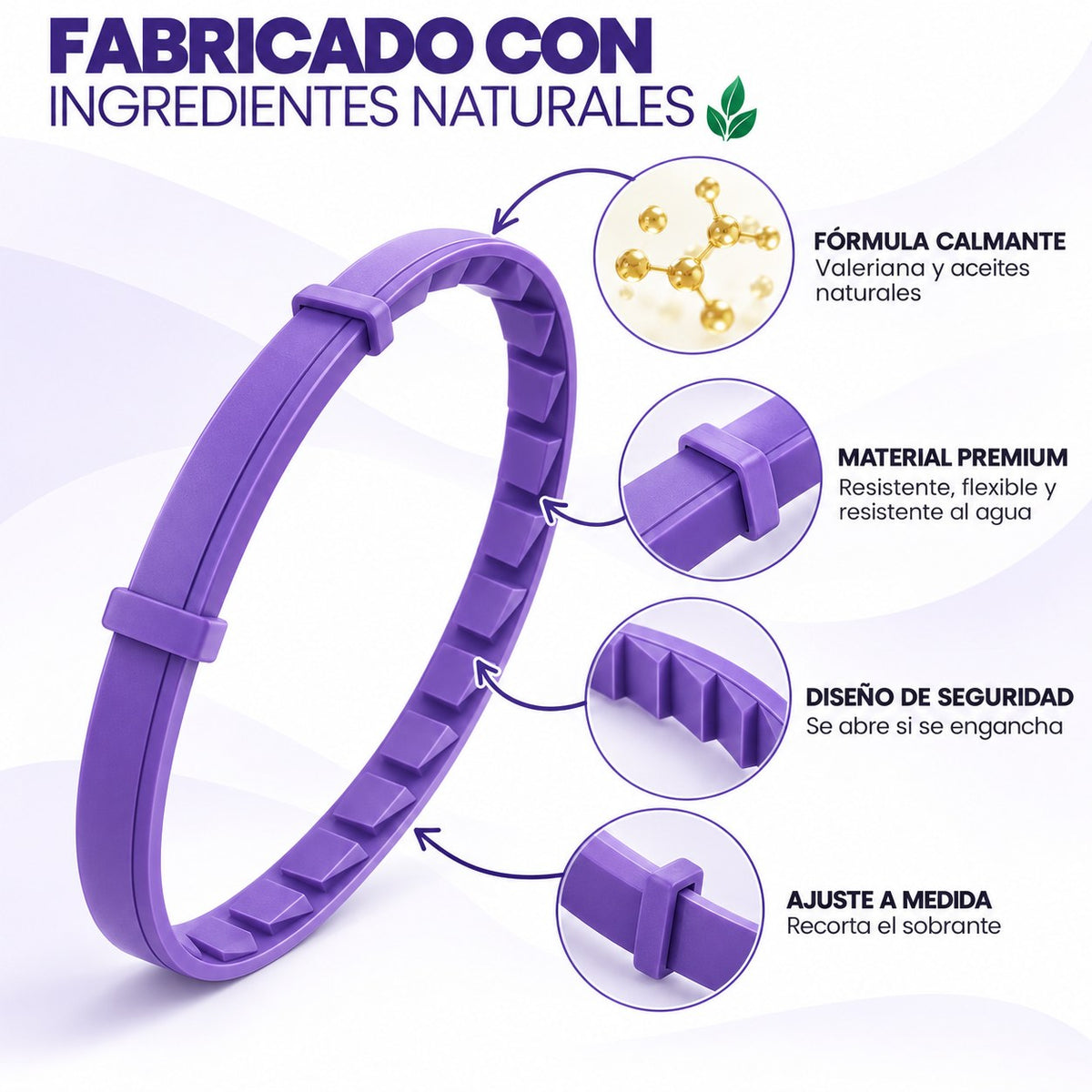 Fórmula calmante con valeriana y aceites naturales